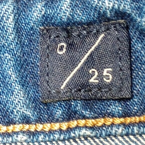 Lucky Brand Button Fly Style: THE CUT OFF Jean Shorts Women's Size 0 / 25 - Picture 4 of 7